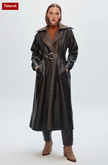 Leather Trench Coat